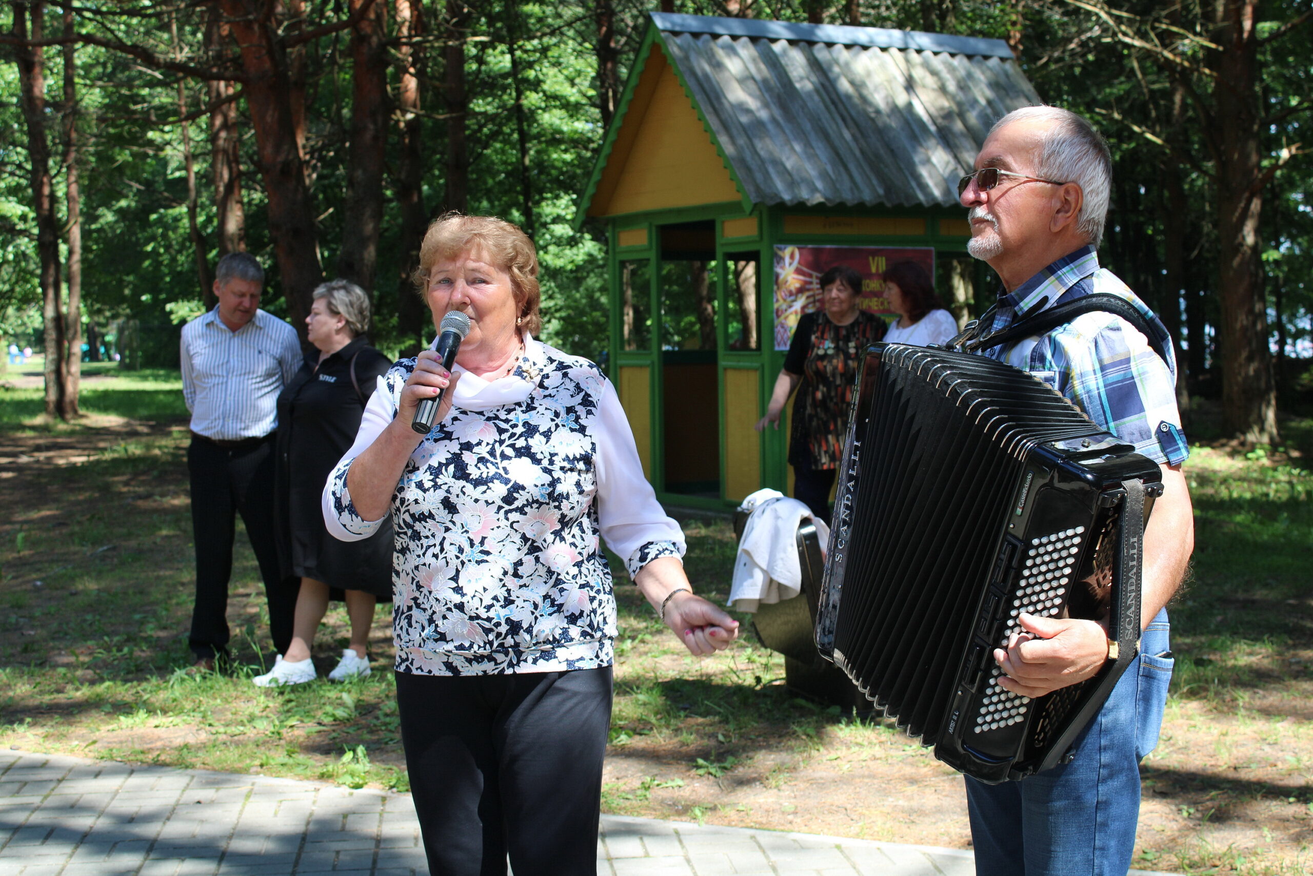 В Новолукомле прошел конкурс патриотической песни